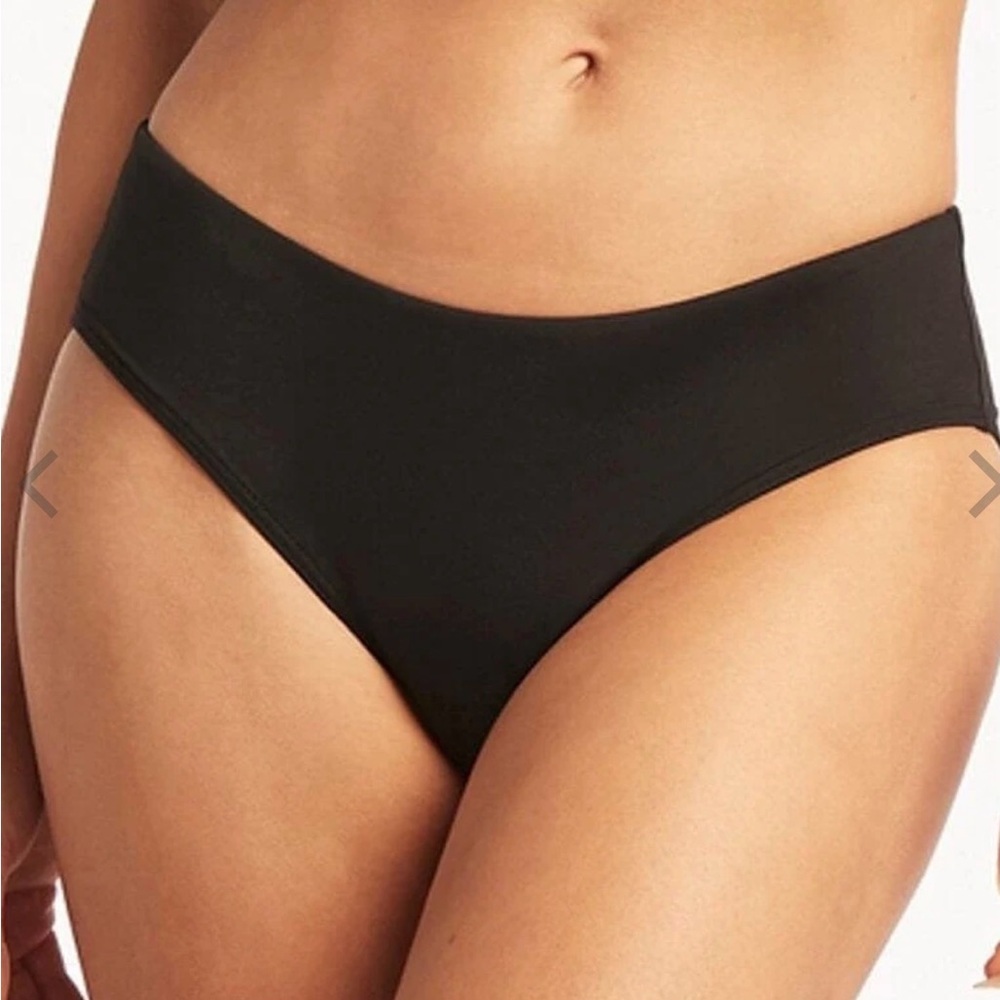 Sea Level Swim Mid Bikini Bottom NWT
